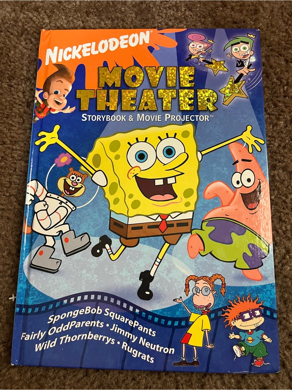 Nickelodeon Movie Theater Storybook & Movie Projector - Blue, Yellow, Orange